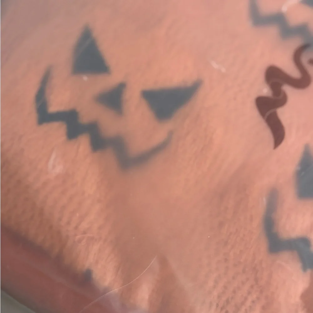 Amazon Halloween Pumpkin Accent Pillows - Orange and Black